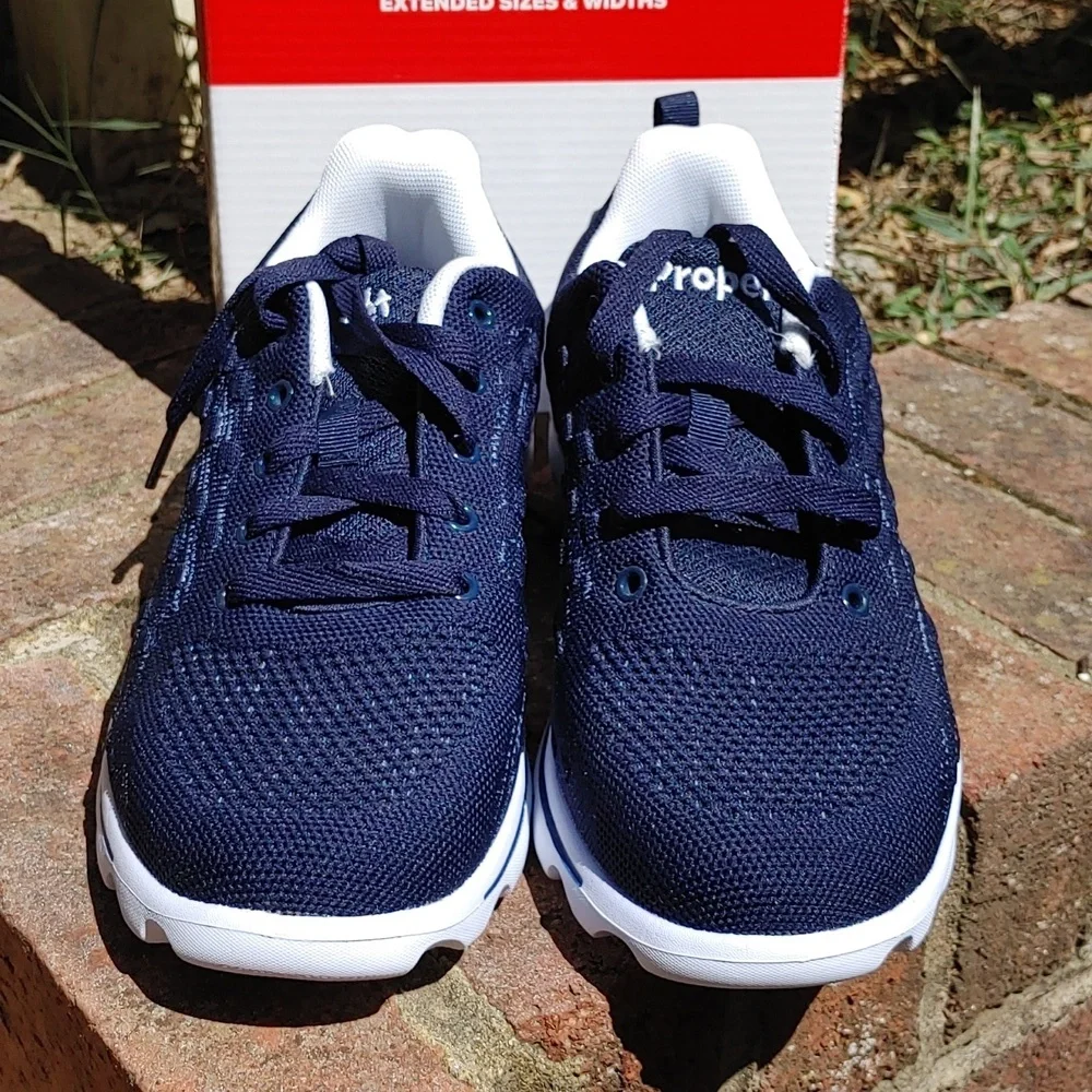 Propét Travelactiv Axial Navy Sneaker Size 8 (1049) - Picture 2 of 13